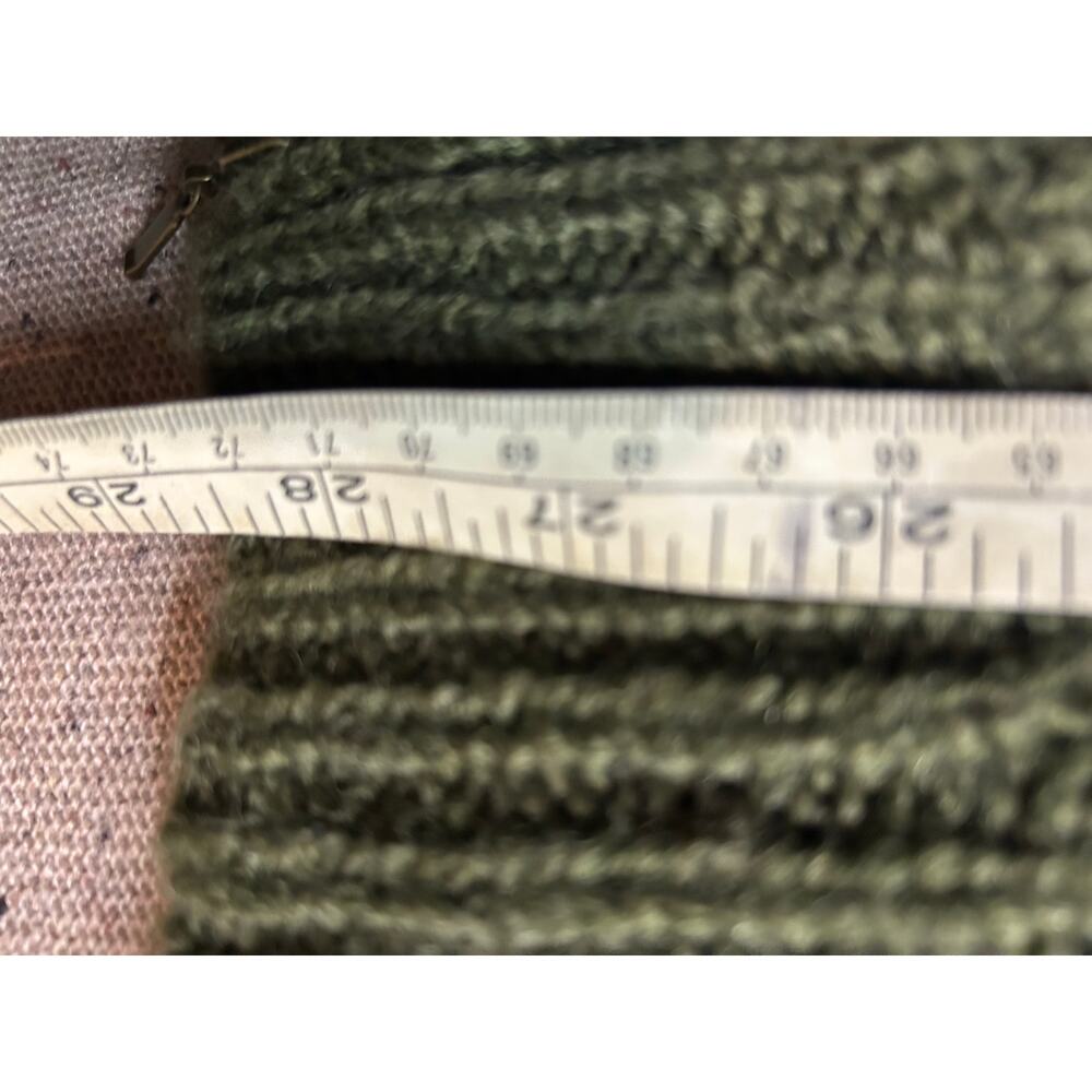 Ruby Moon Olive Green Wool Blend Turtleneck Sweat… - image 6